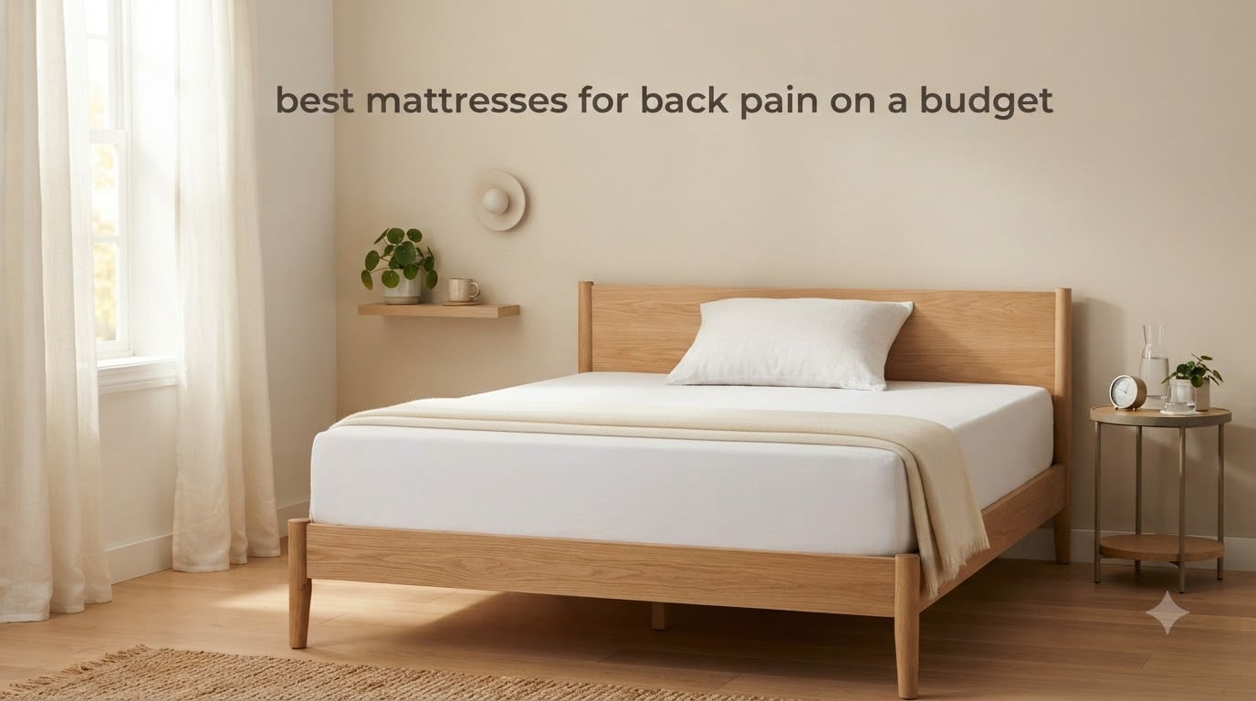 best mattresses for back pain on a budget