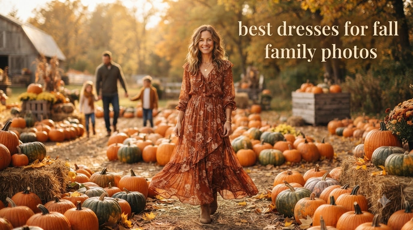 best dresses for fall family photos