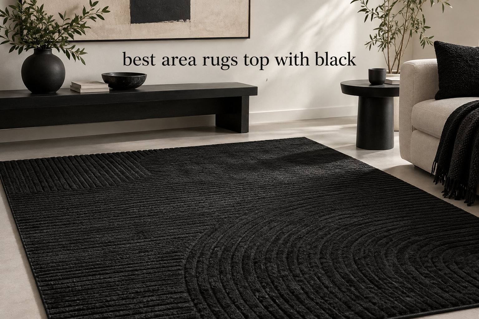 best area rugs top with black