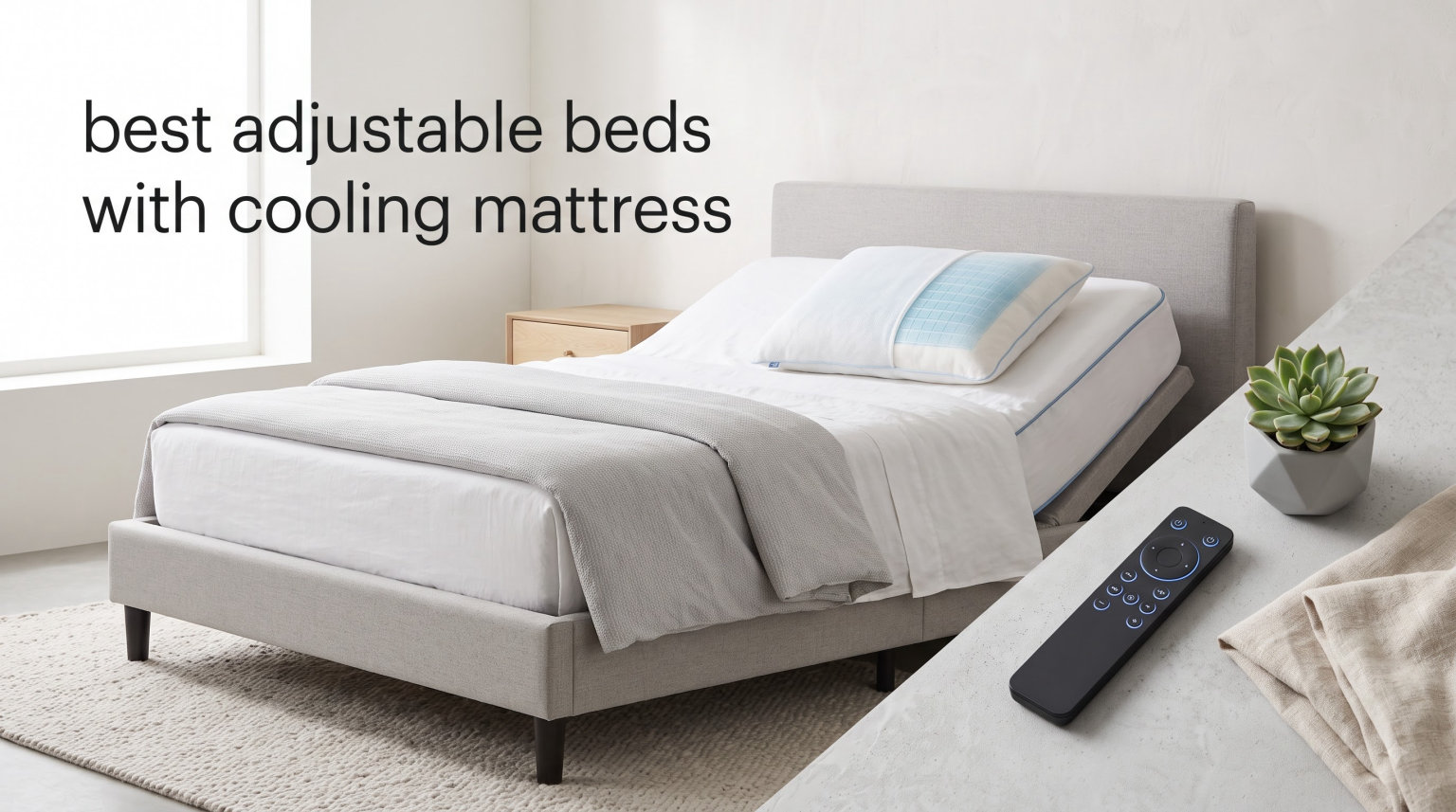 best adjustable beds with cooling mattress