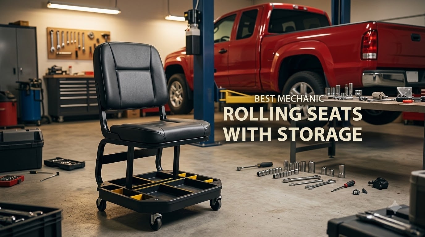 best mechanic rolling seats with storage