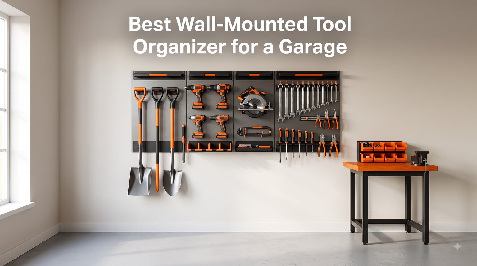 Best Wall-Mounted Tool Organizer for a Garage