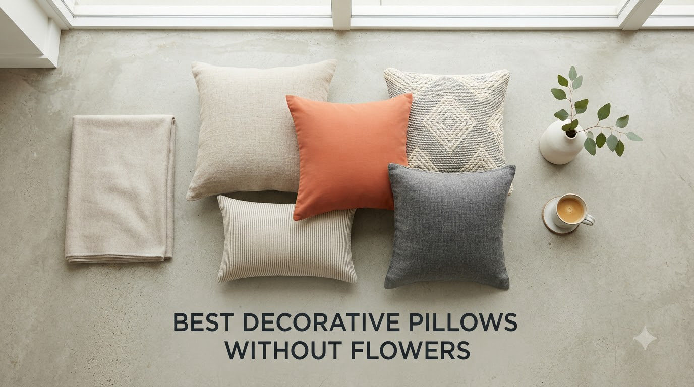 best decorative pillows without flowers