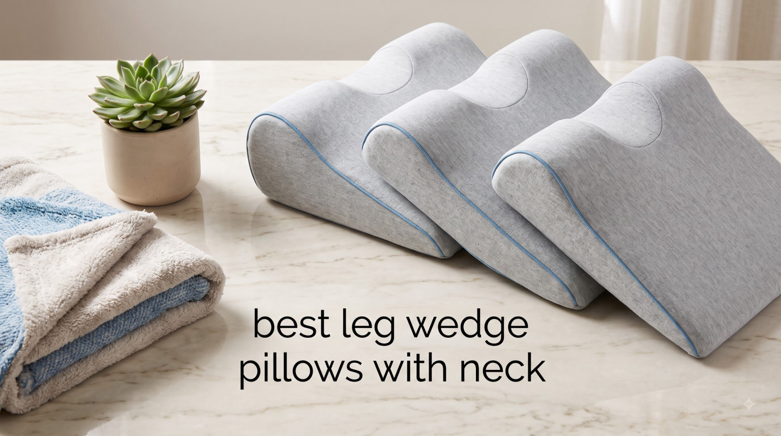 best leg wedge pillows with neck