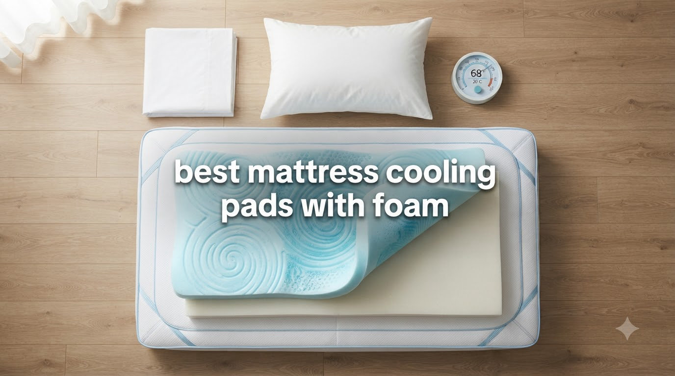 best mattress cooling pads with foam