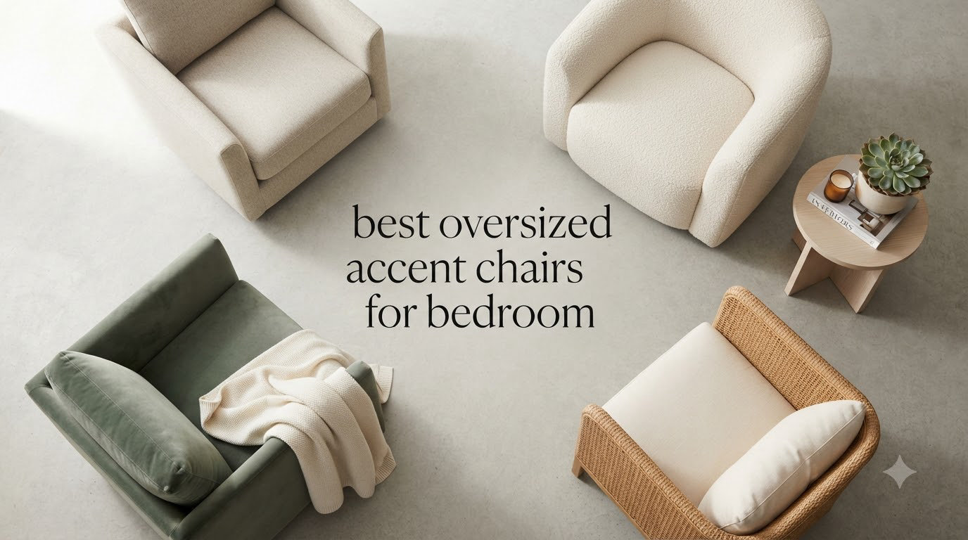 best oversized accent chairs for bedroom