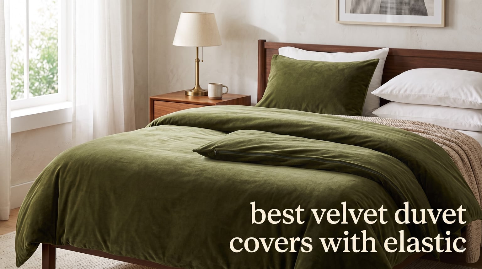 best velvet duvet covers with elastic