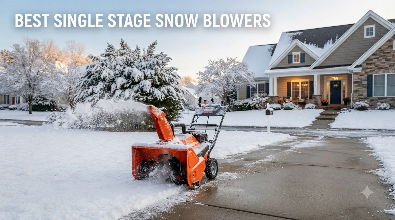 best single stage snow blowers