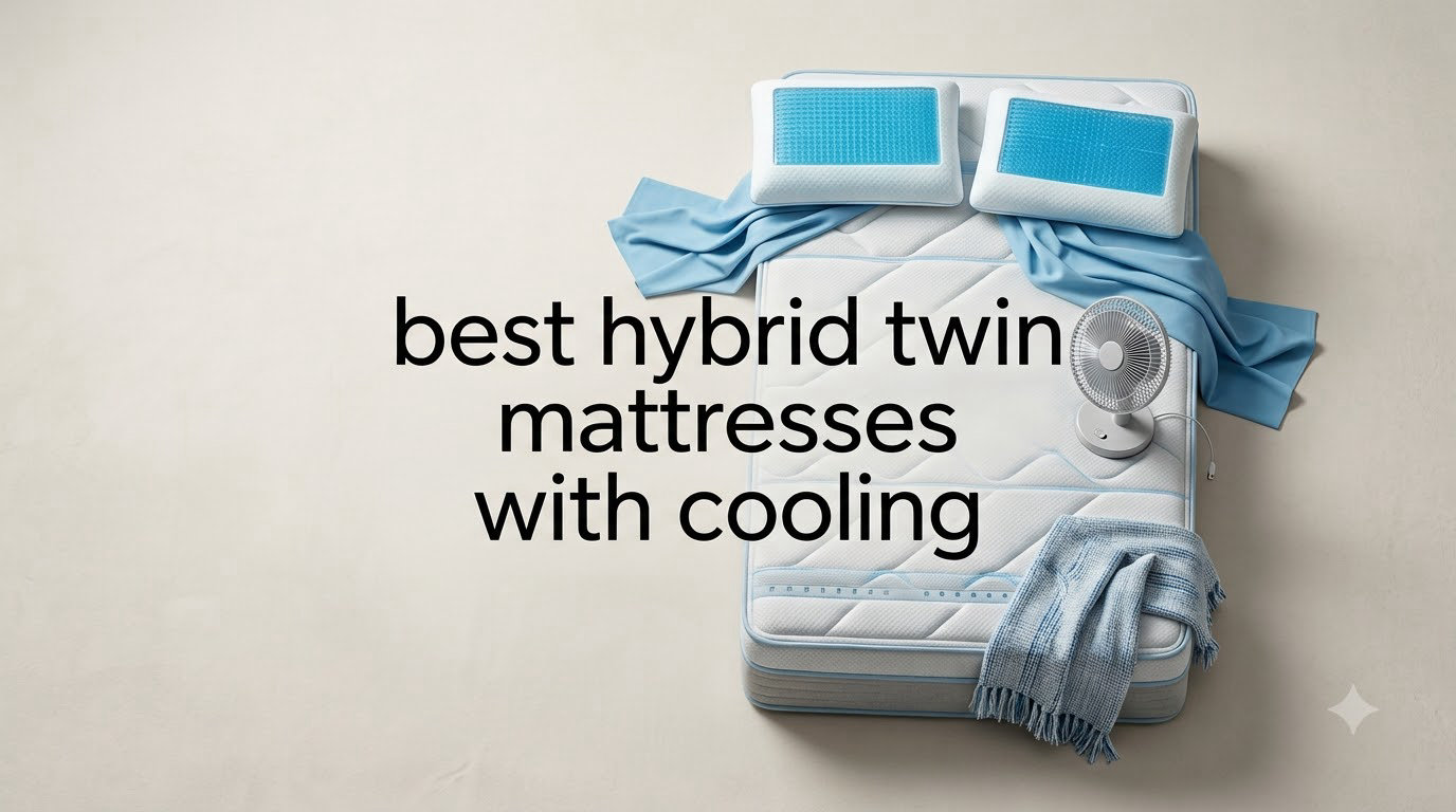 best hybrid twin mattresses with cooling