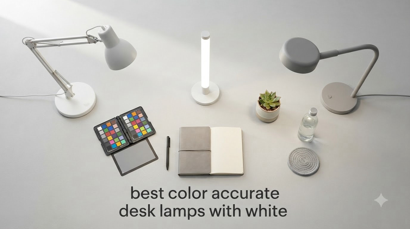 best color accurate desk lamps with white