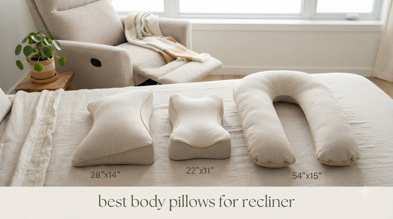 best body pillows for recliner