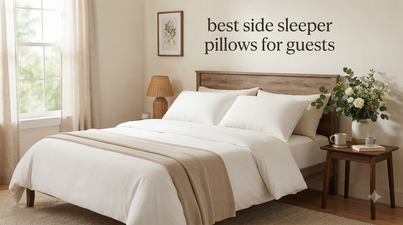 best side sleeper pillows for guests
