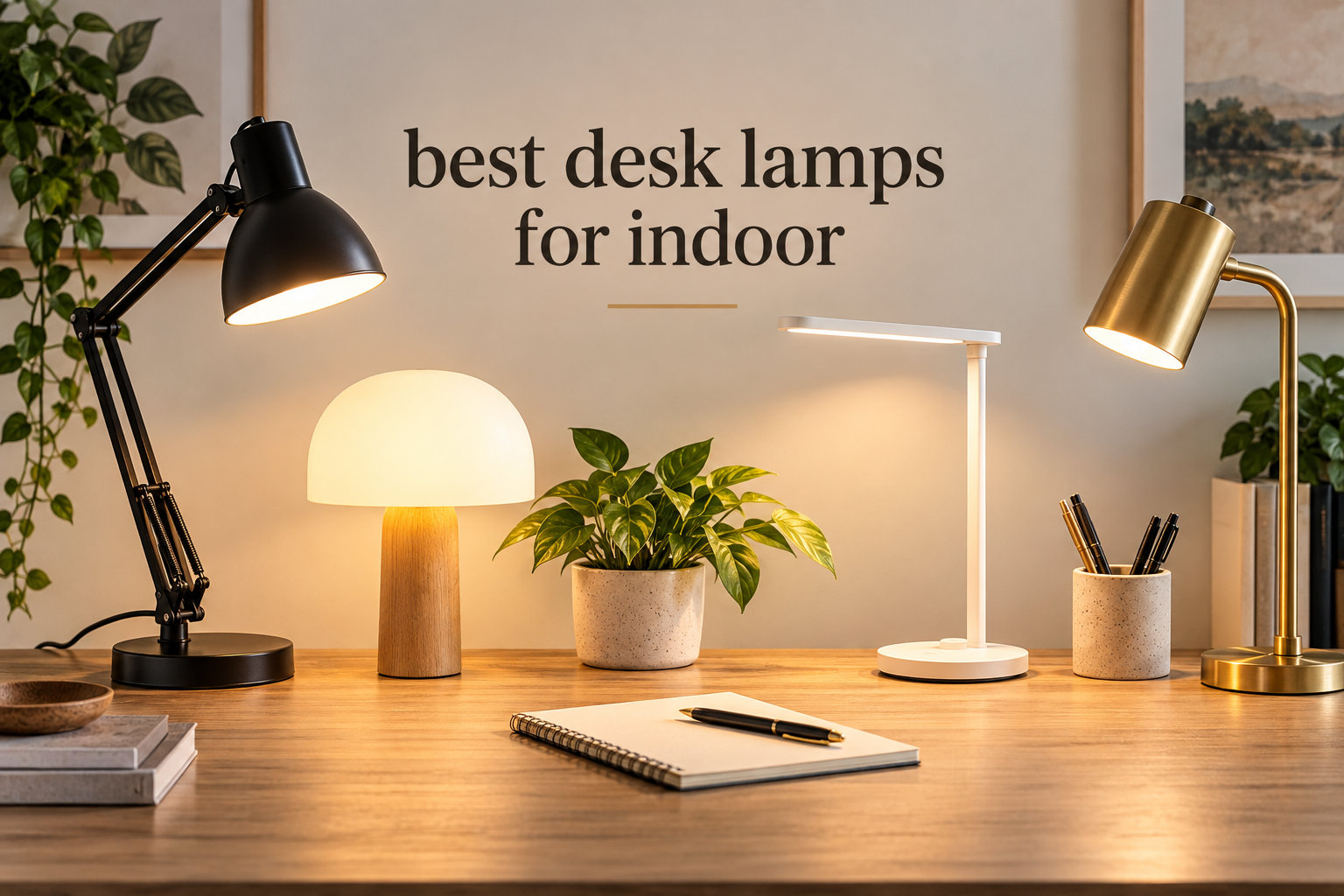 best desk lamps for indoor