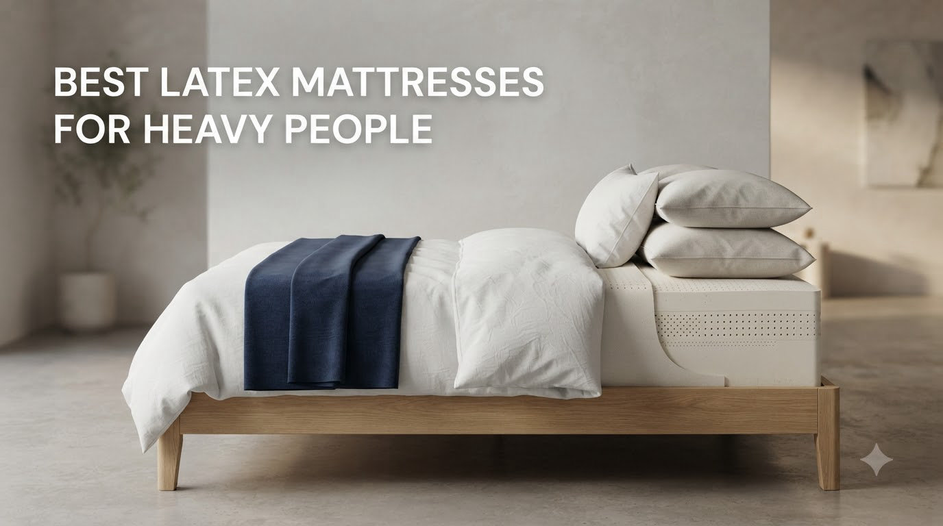 best latex mattresses for heavy people
