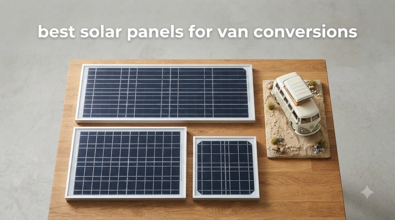 best solar panels for van conversions