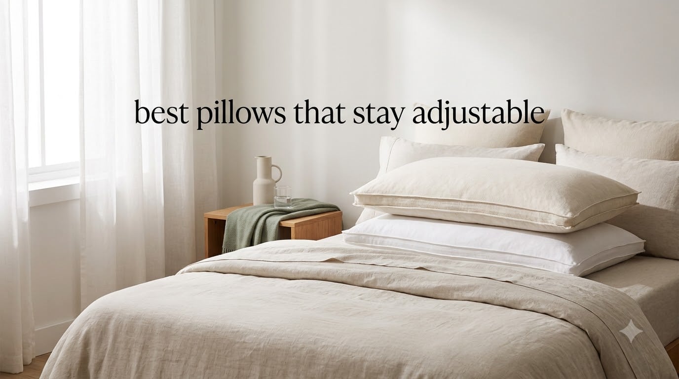 best pillows that stays adjustable