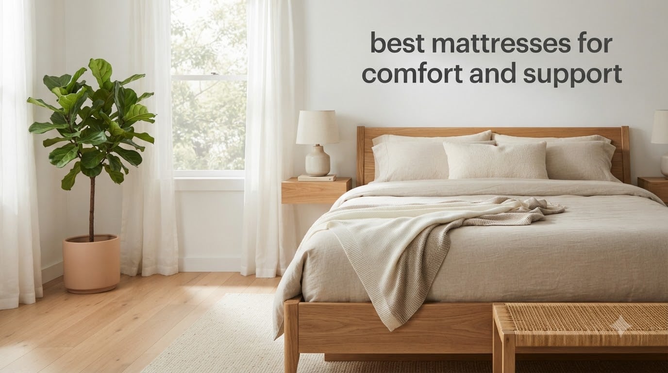 best mattresses for comfort and support