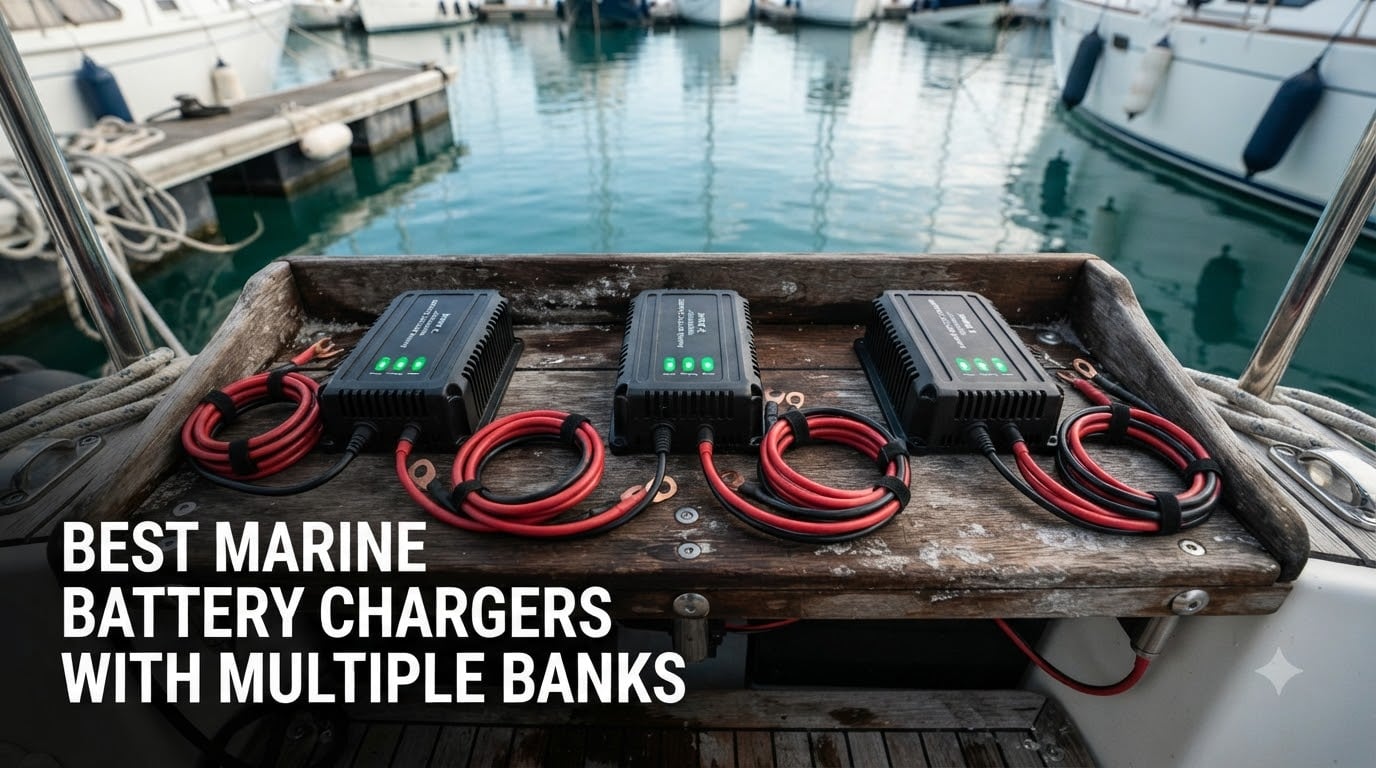 best marine battery chargers with multiple banks