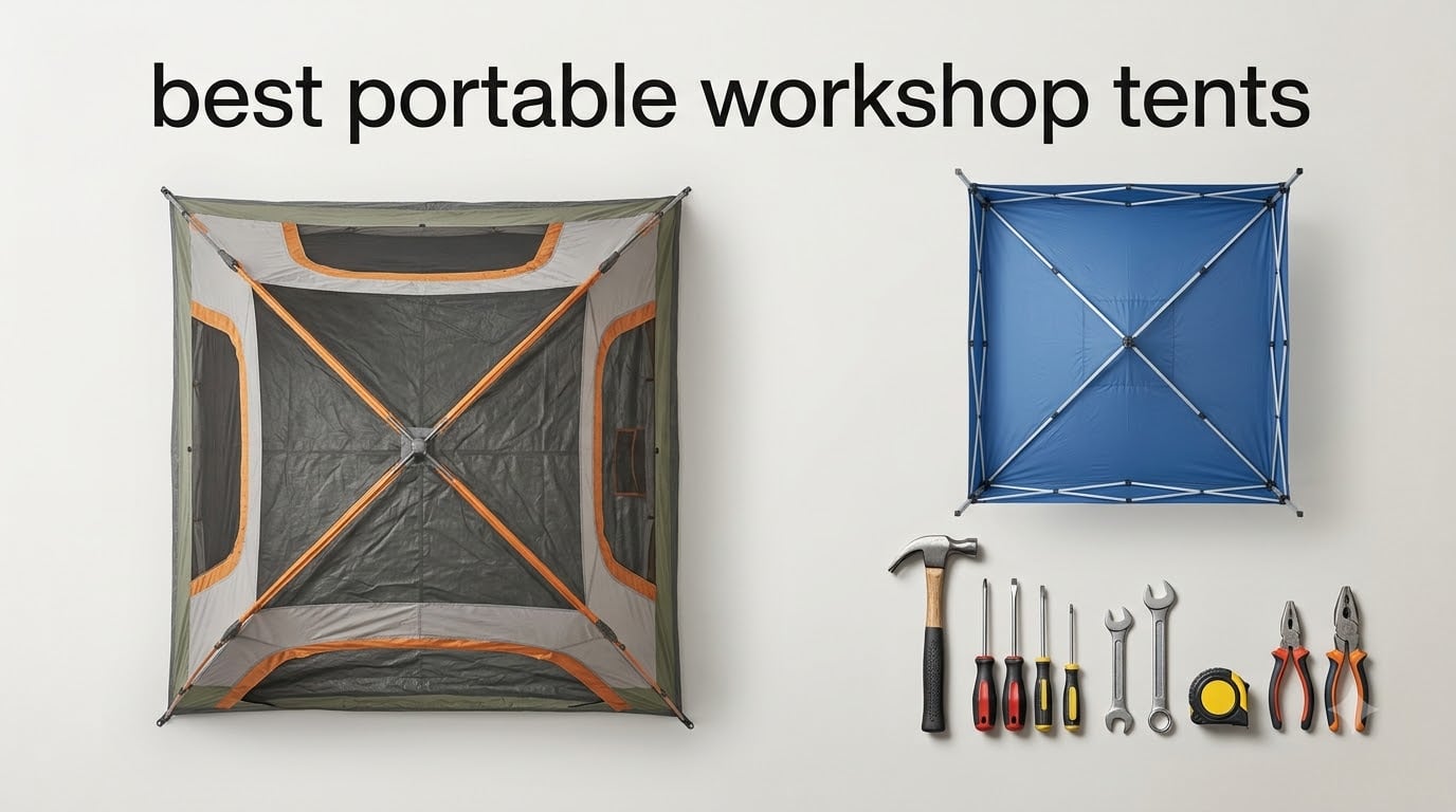 best portable workshop tents