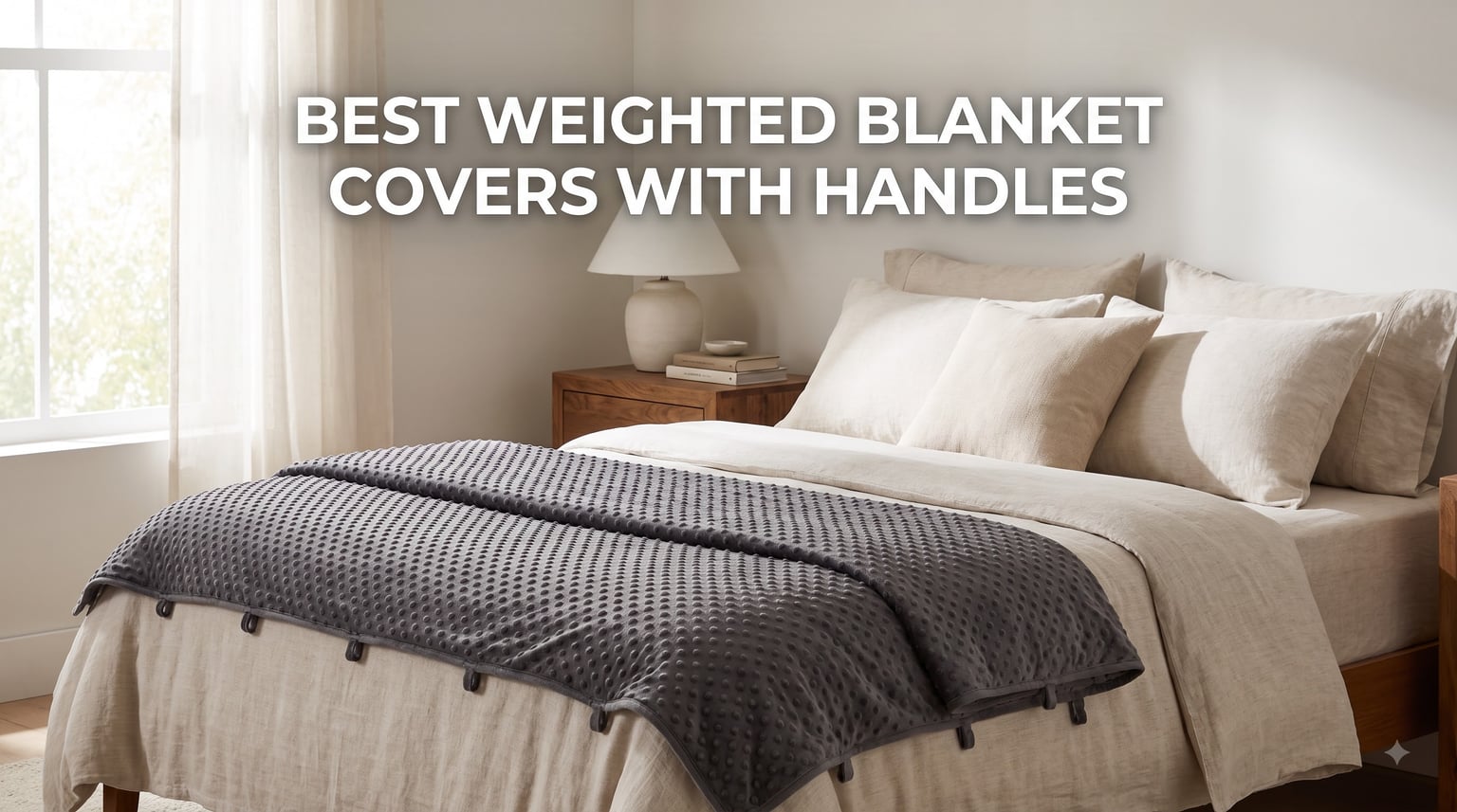 best weighted blanket covers with handles