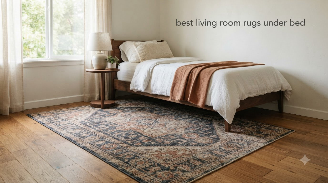 best living room rugs under bed