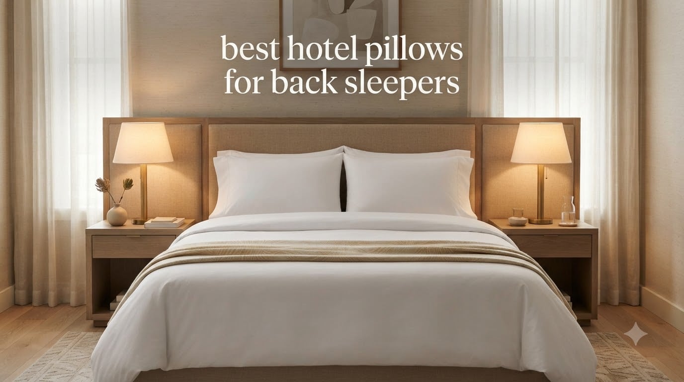 best hotel pillows for back sleepers