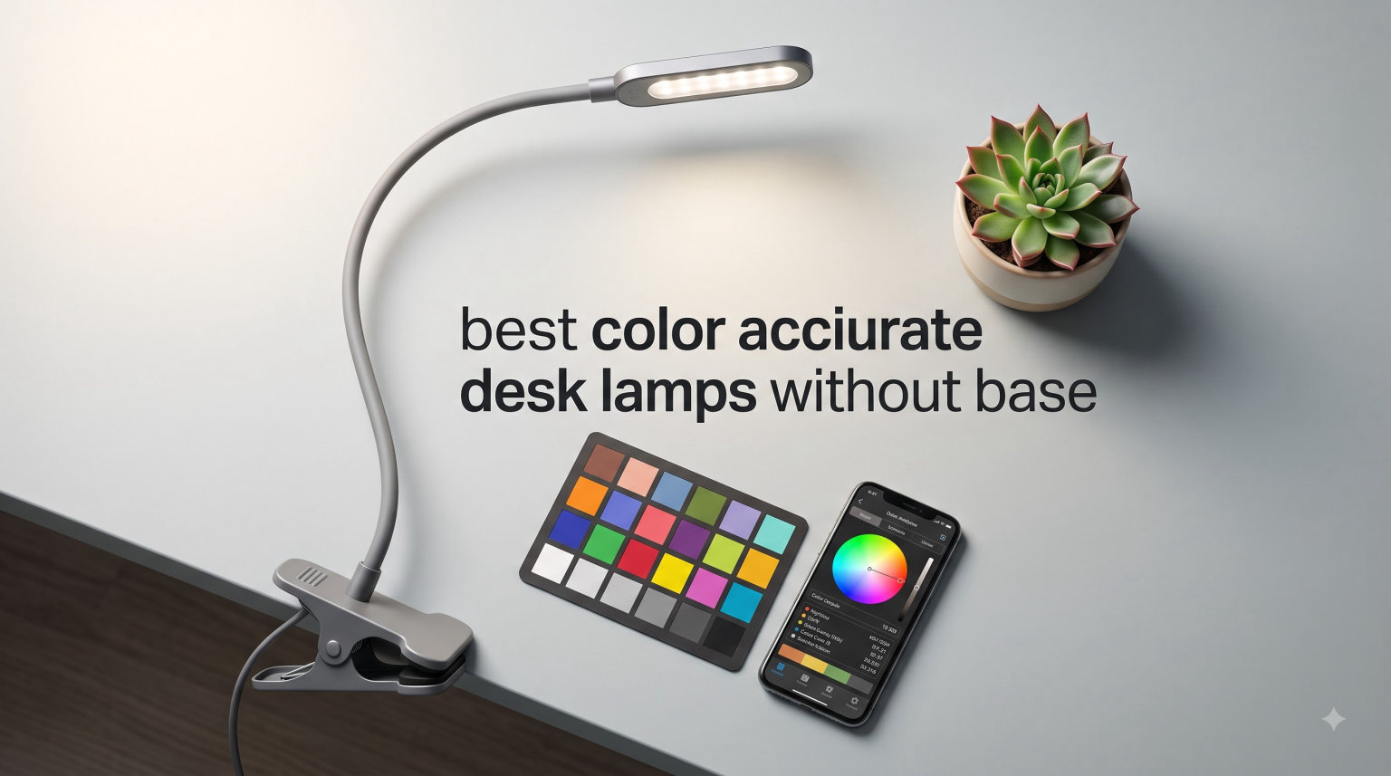 best color accurate desk lamps without base