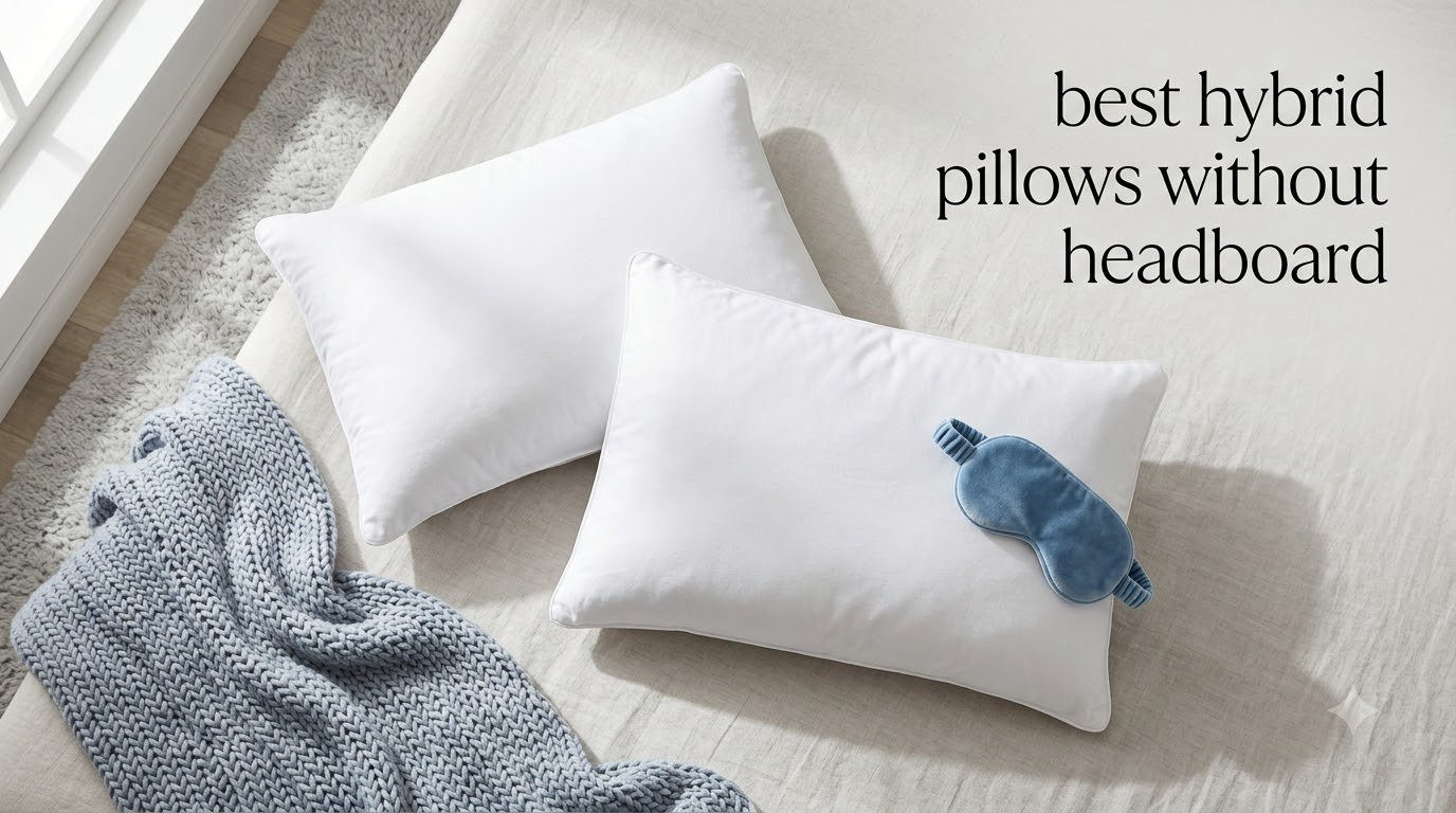 best hybrid pillows without headboard