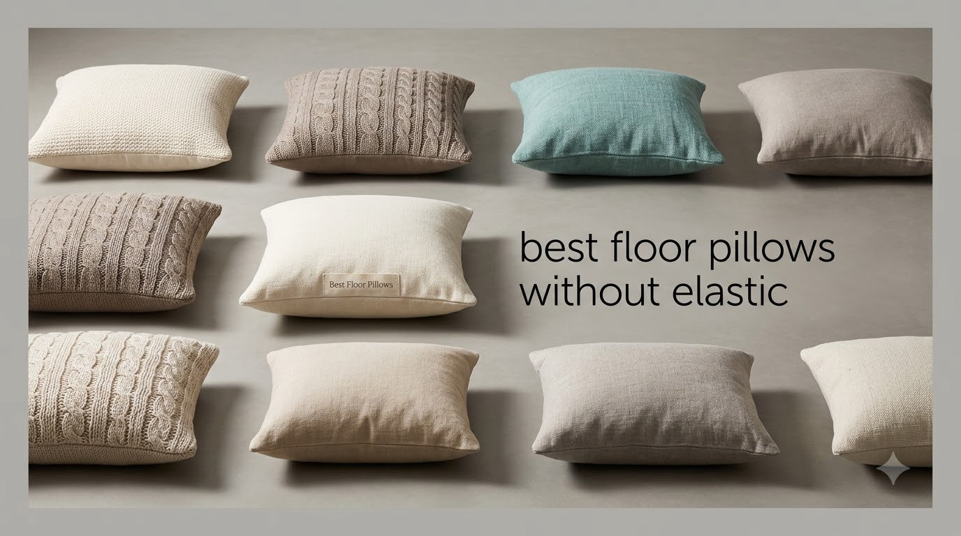 best floor pillows without elastic