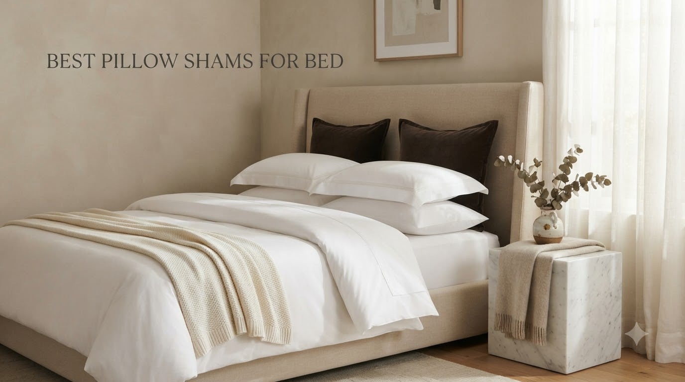 best pillows shams for bed