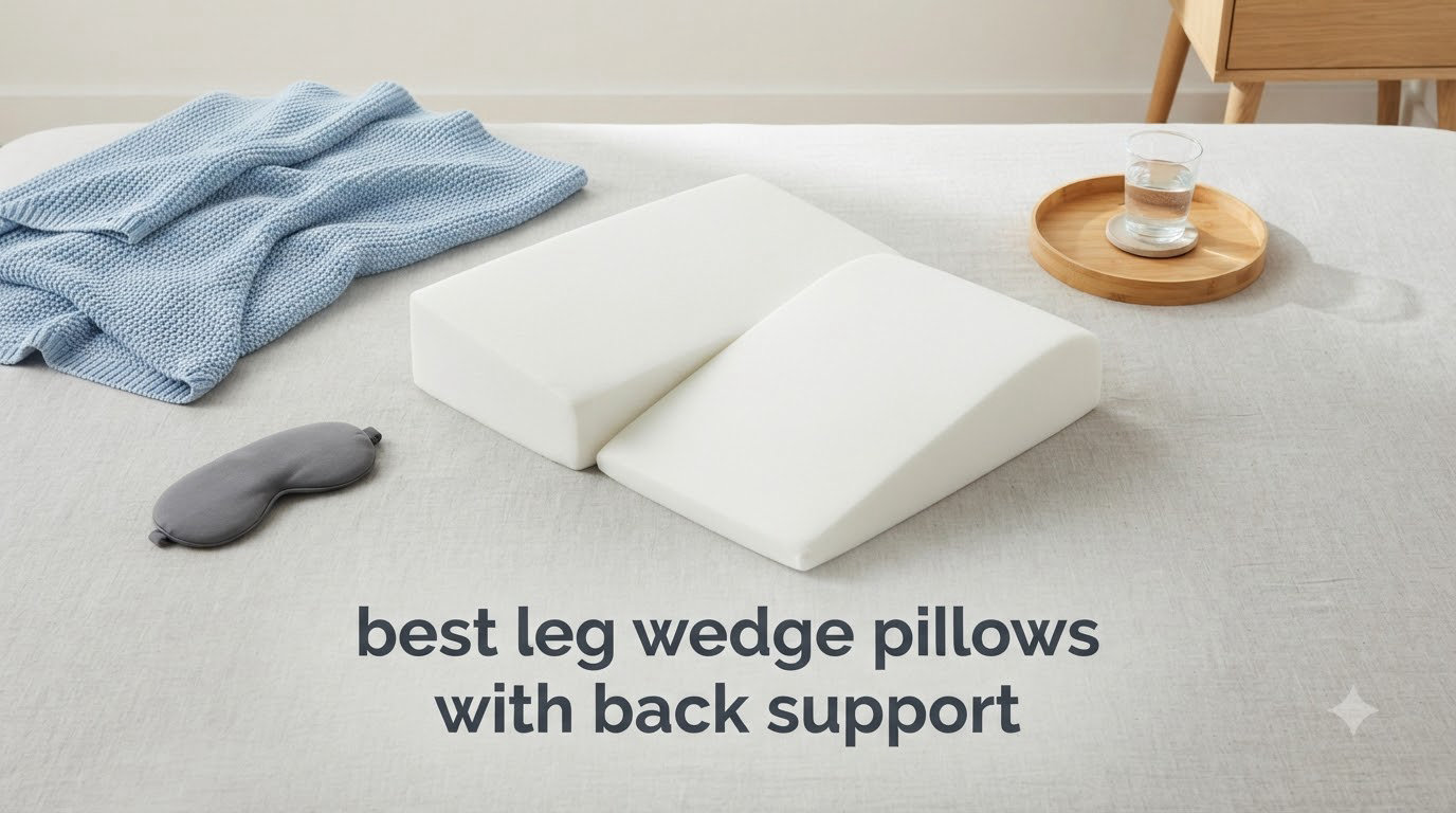 best leg wedge pillows with back support