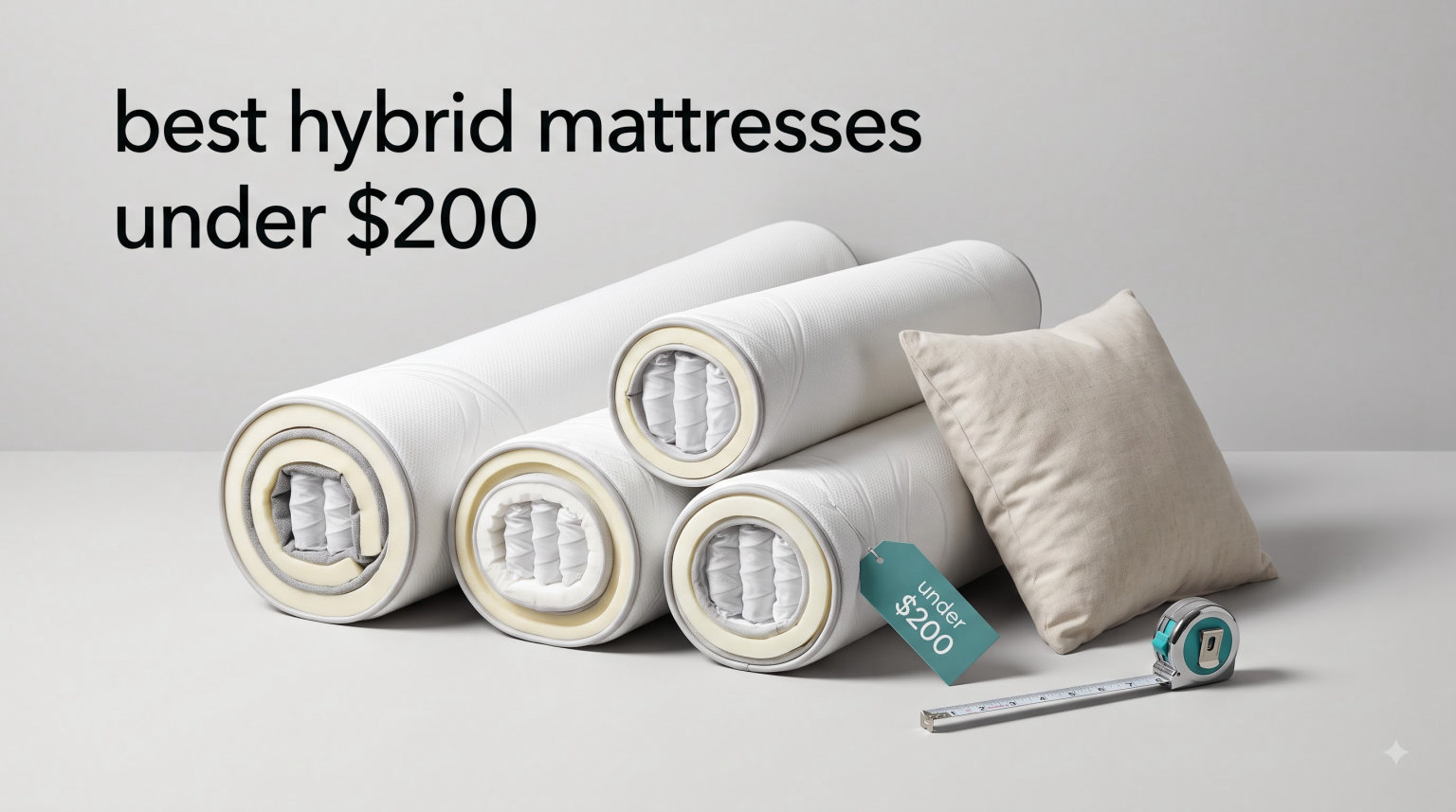 best hybrid mattresses under $200
