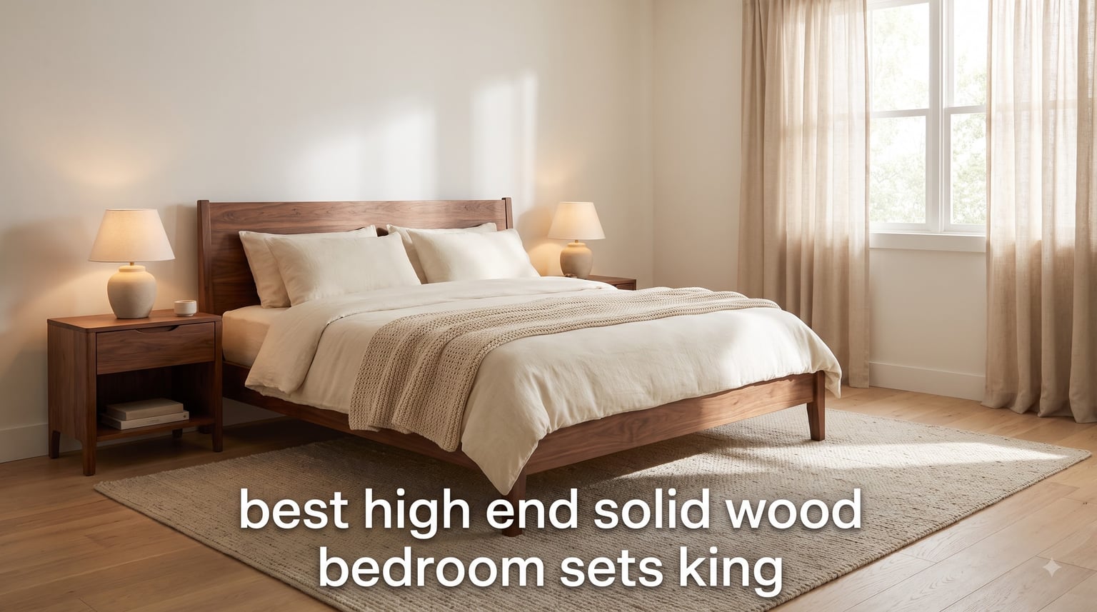 best high end solid wood bedroom sets king