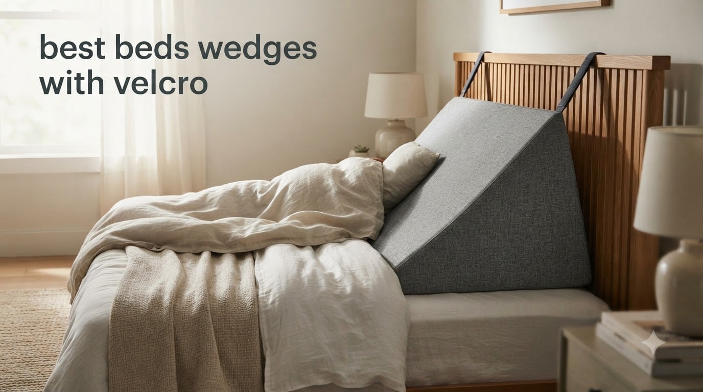 best beds wedges with velcro