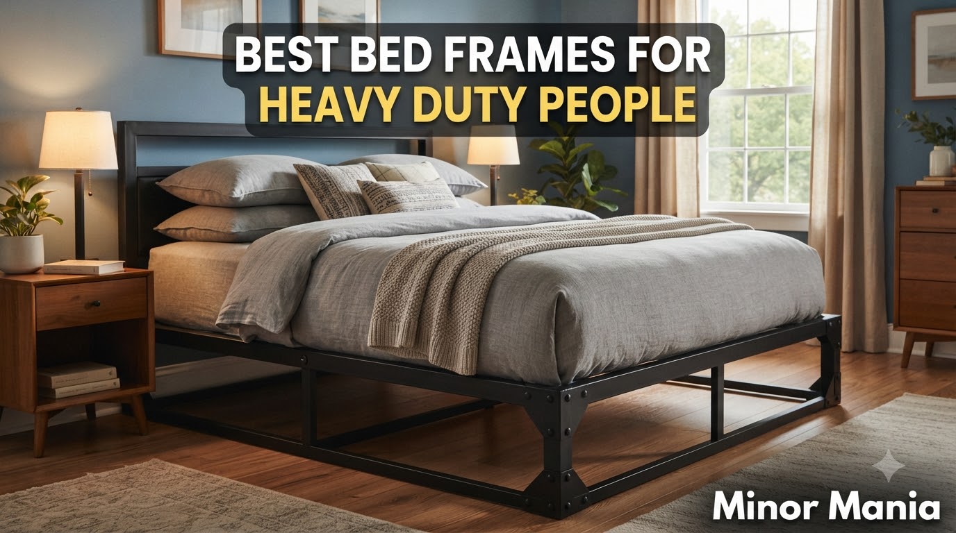 best bed frames for heavy duty people