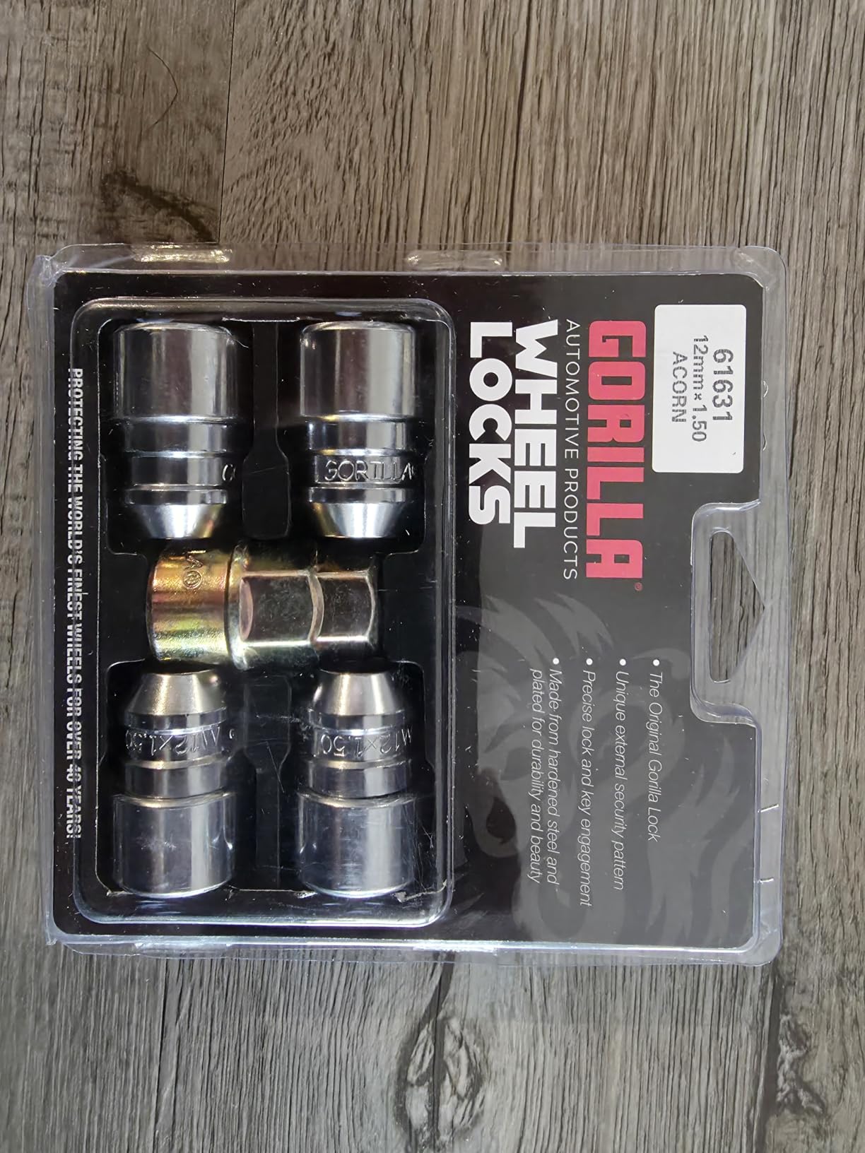 Gorilla Automotive 61631 Acorn Gorilla Guard Locks (12mm x 1.50 Thread Size) - Pack of 4 customer photo 1