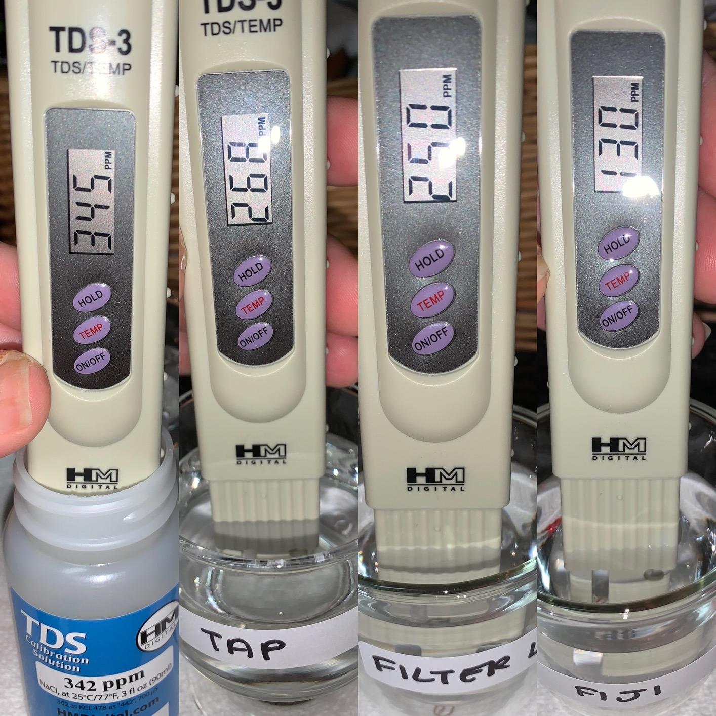 HM Digital TDS-3 Handheld TDS Meter With Carrying Case, 0 - 9990 ppm TDS Measurement Range, 1 ppm Resolution, +/- 2% Readout Accuracy customer photo 2