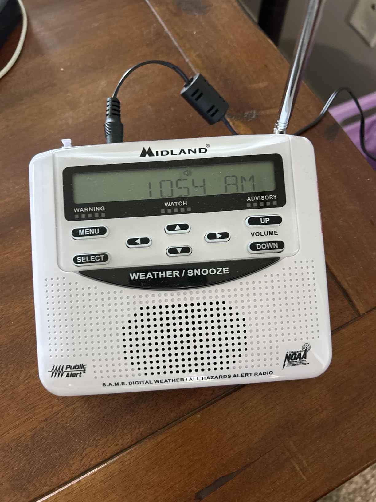 Midland - WR120B - NOAA Emergency Weather Alert Radio customer photo 2