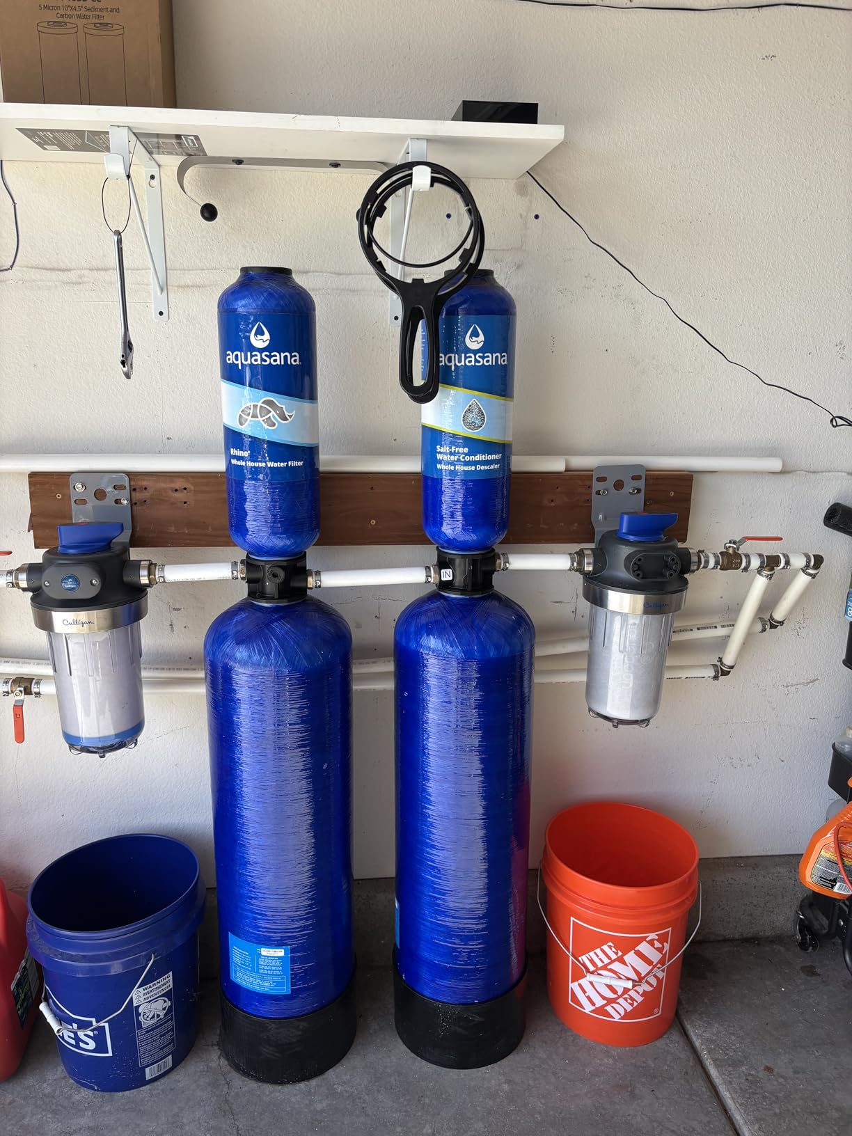 Aquasana Whole House Well Water Filter | 500K Gal | UV | WH-Well-CT-UVS-B customer photo 1