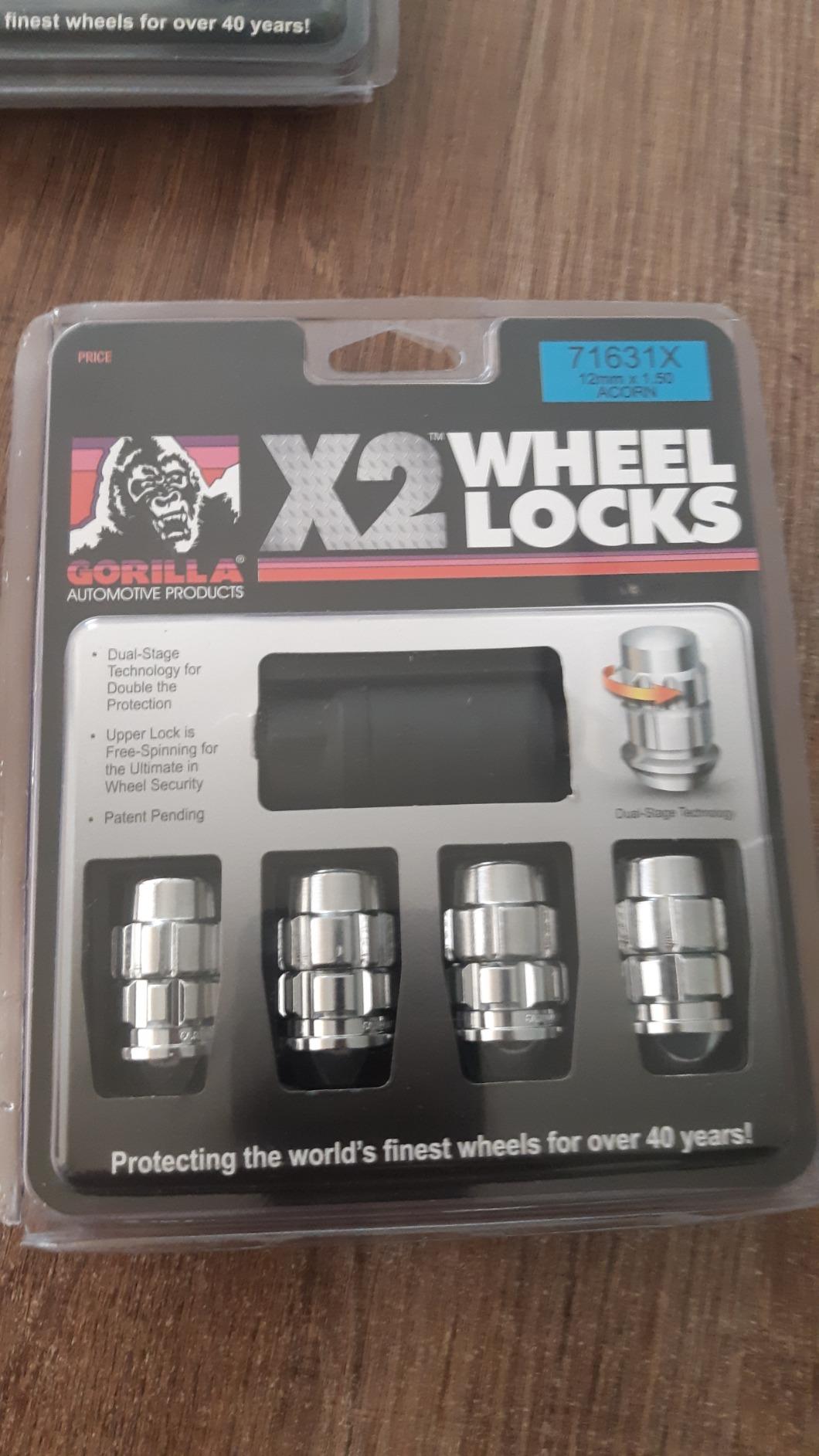Gorilla Automotive (71631X) 12mm x 1.50 Thread Size Acorn Chrome X2 Wheel Lock, (Pack of 4) customer photo 1