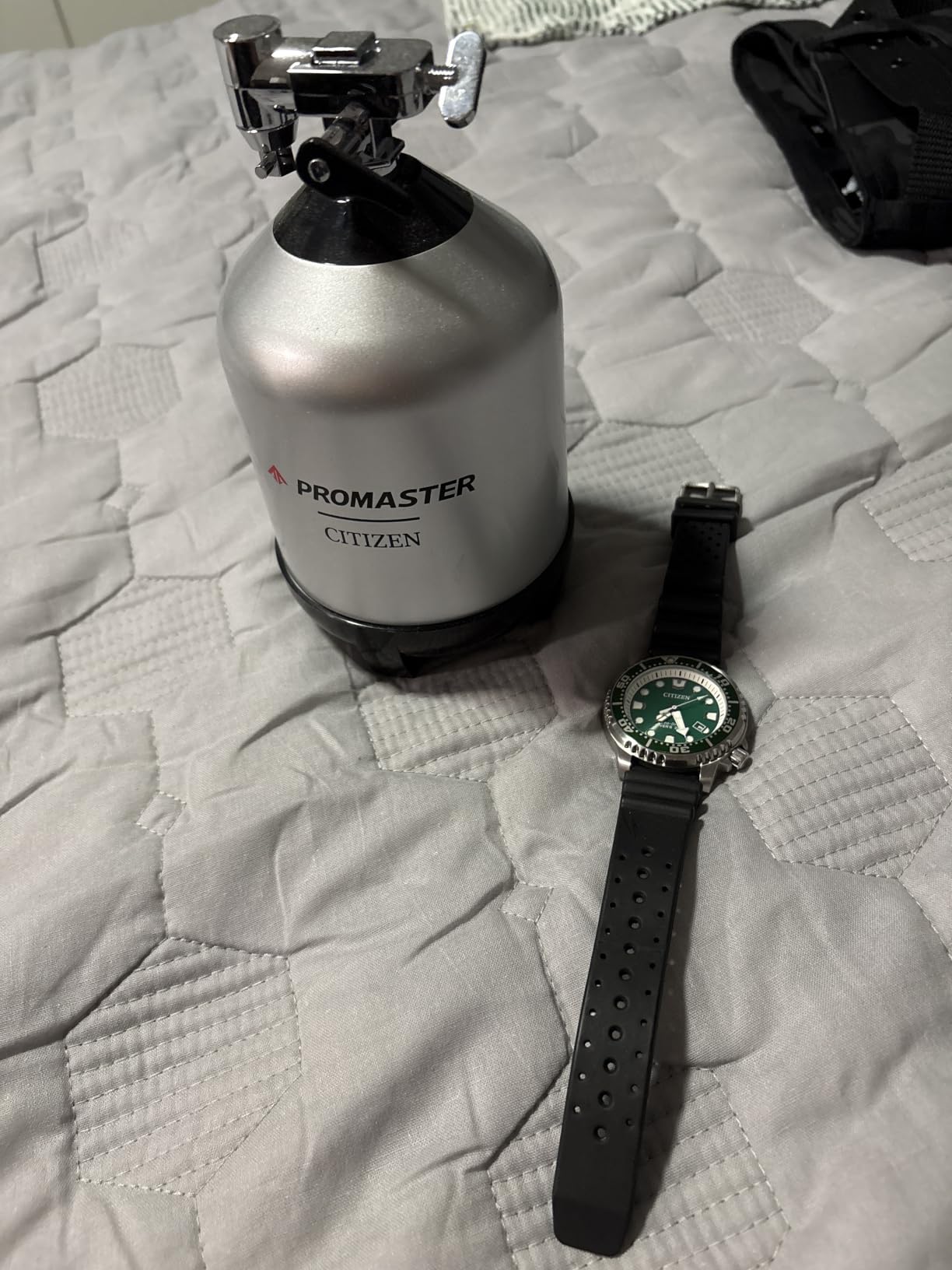 CITIZEN Promaster Dive Eco-Drive Watch, 3-Hand Date, ISO Certified, Luminous Hands and Markers, Rotating Bezel customer photo 1