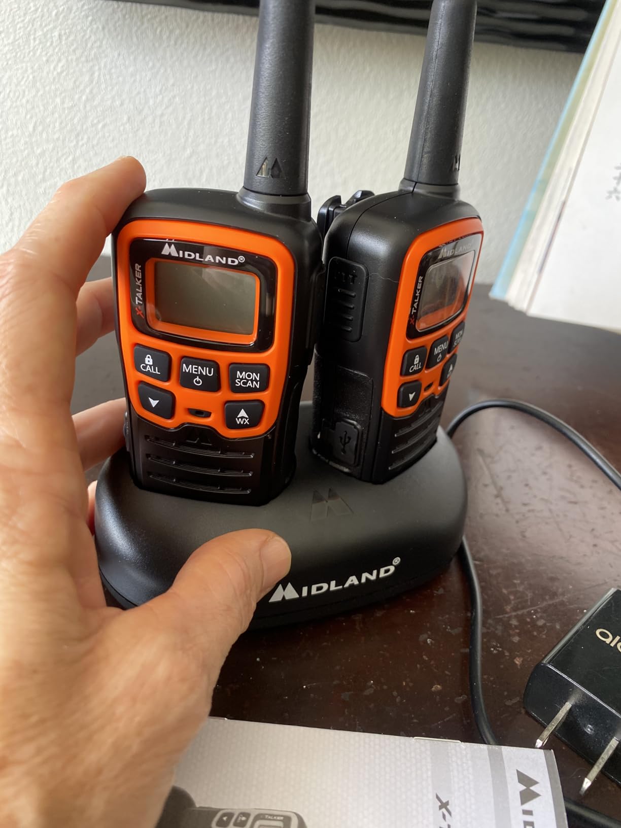 Midland T51VP3 X-Talker FRS Walkie Talkie, Orange, 2 Pack customer photo 1