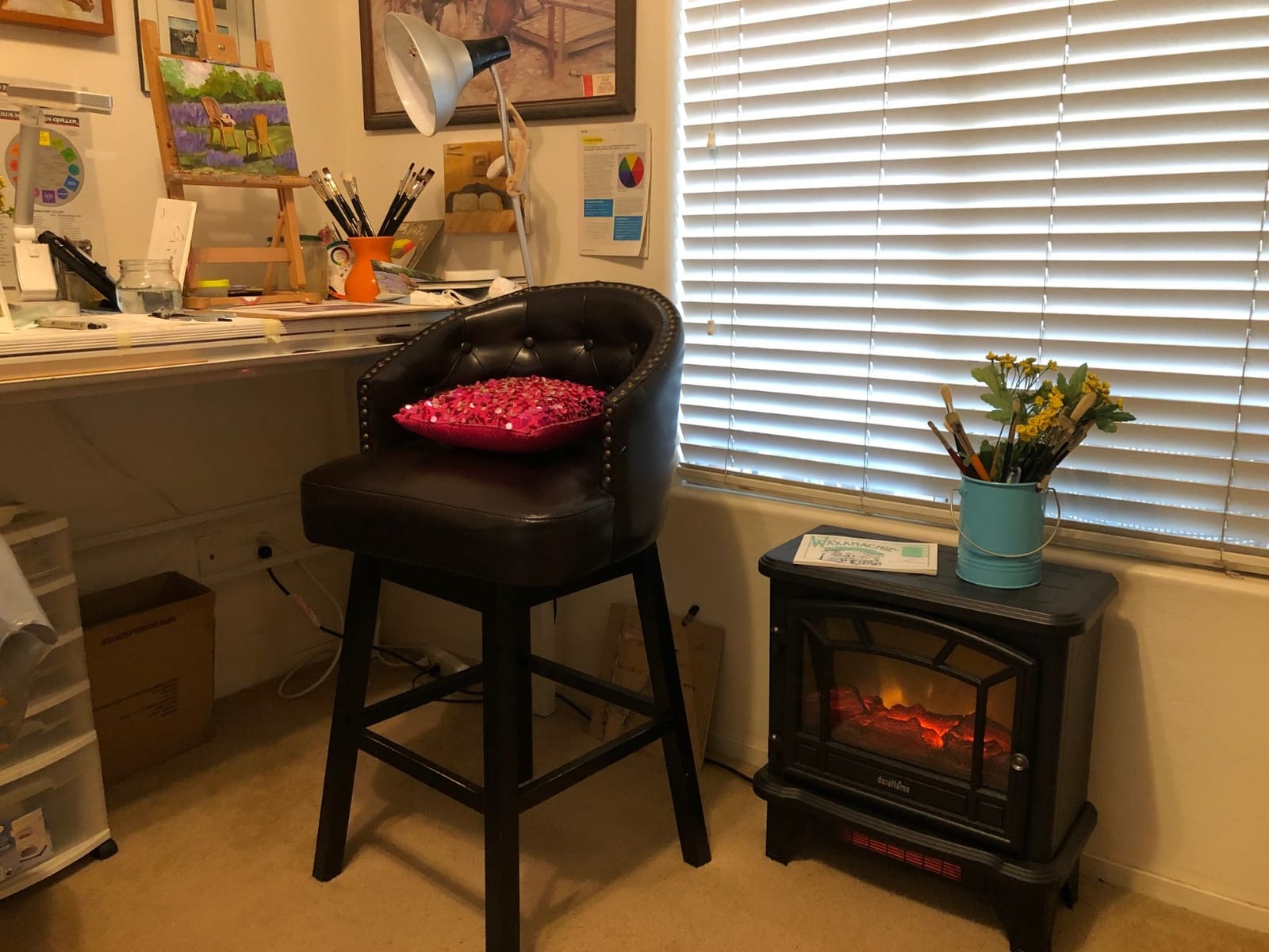duraflame® Infrared Quartz Electric Fireplace Stove Heater, Black customer photo 1