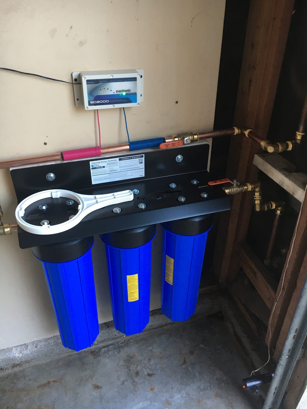 iSpring WGB32BM Iron, Manganese Whole House Water Filter System customer photo 2