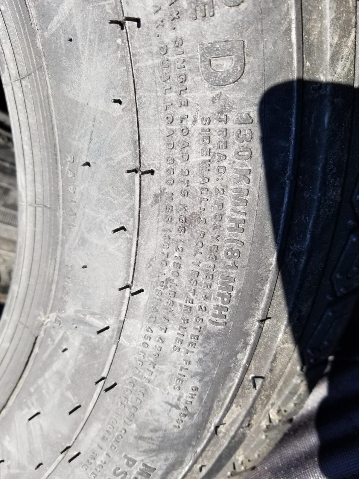 Carlisle Radial Trail HD Trailer Radial Tire - 225/75R15 113M (MAX PSI:65) customer photo 1