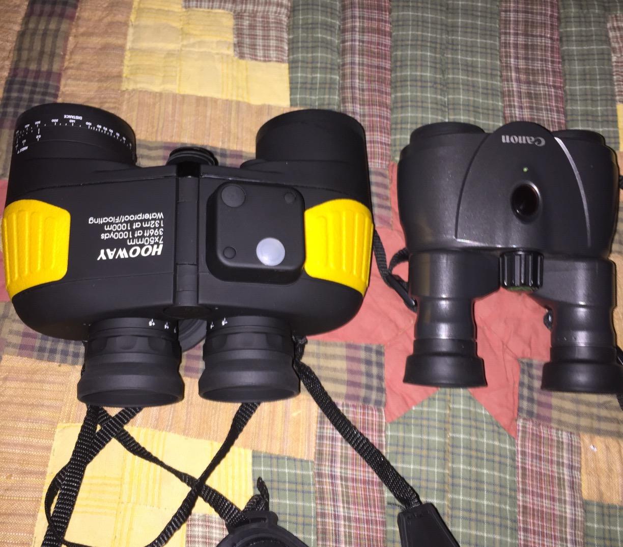 Hooway 7x50 Waterproof Fogproof Military Marine Binoculars w/Internal Rangefinder & Compass for Navigation,Boating,Fishing,and More customer photo 2