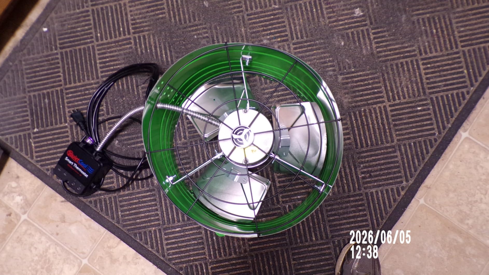 Quietcool AFG SMT ES-3.0 Smart Attic Fan for Gable Vents - Up to 2801 CFM - As low as 22 Watts - Smart App Control - Thermostat and Humidistat - 20ft Power Cord - Plug-and-play - Three Speed customer photo 1