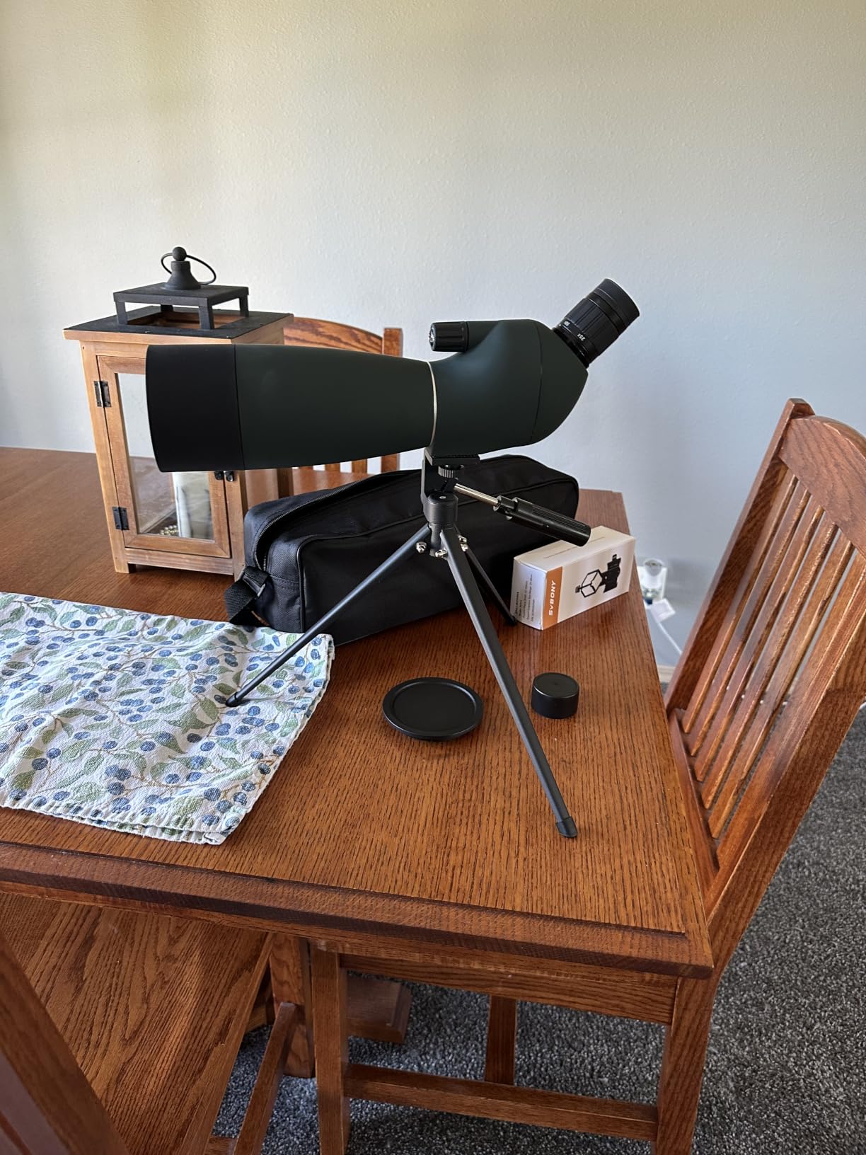 SVBONY SV28 Spotting Scope, Angled 25-75x70 with Tripod for Target Shooting customer photo 2