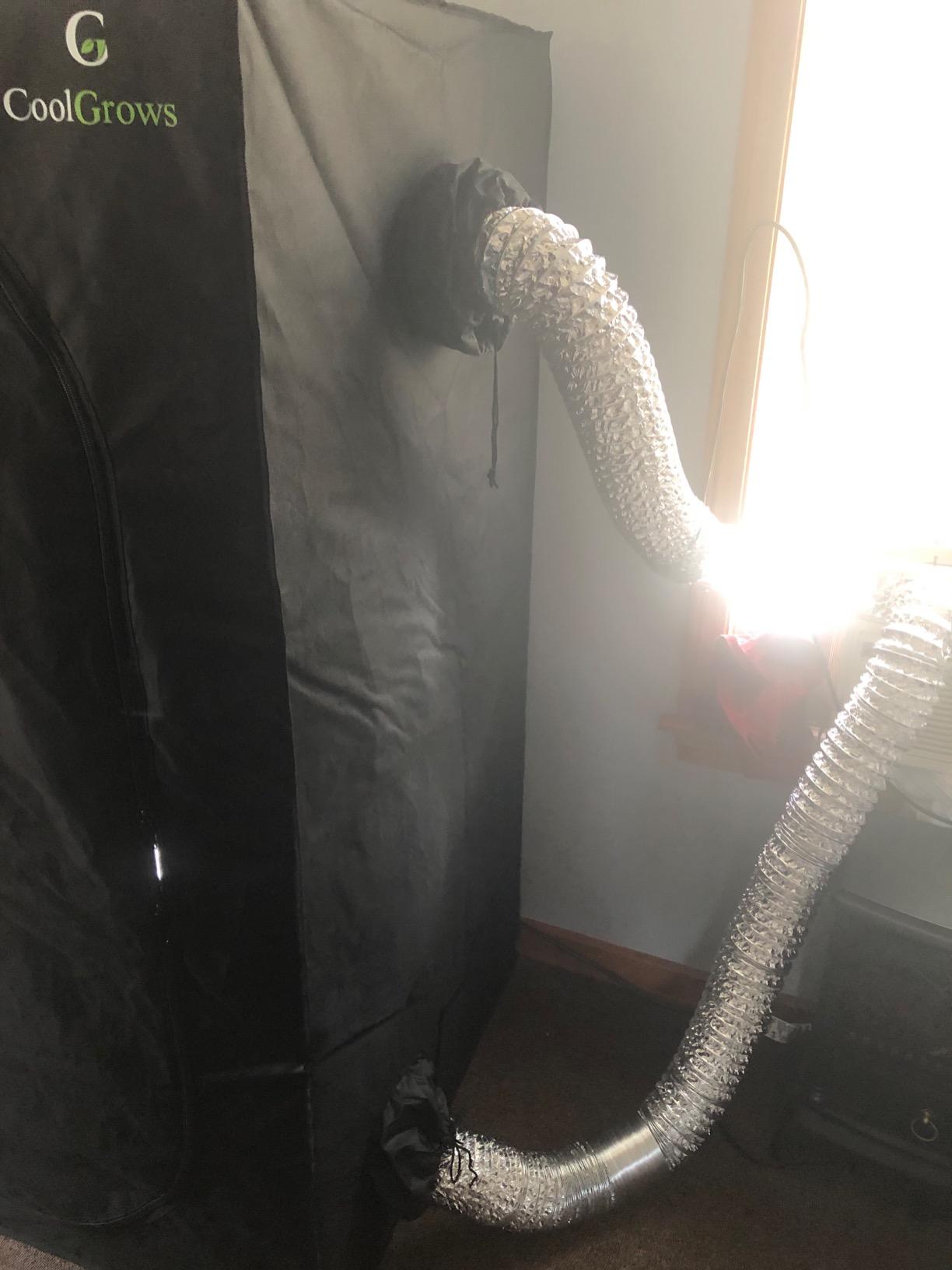 Hydro Crunch 4 inch 100 CFM Booster Fan & 4