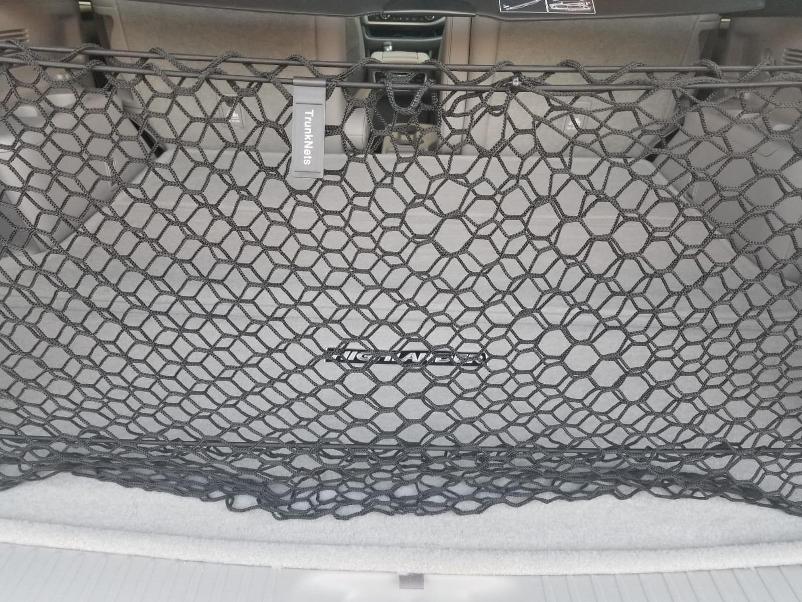 Envelope Style Trunk Mesh Cargo Net | for Toyota Highlander 2014-2026 Regular & Hybrid Car Accessories | Premium Trunk Organizers and Storage | SUV Truck Cargo Nets | Vehicle Carrier Organizer customer photo 2
